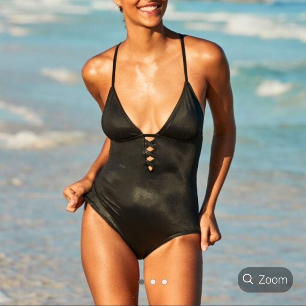 Black Adore Me One Piece swimsuit